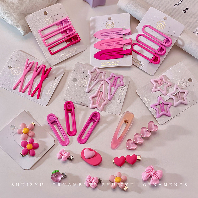 粉色女儿童小发夹可爱侧边边夹碎发卡子宝宝鸭嘴bb夹刘海夹子头饰,饰品/流行首饰/时尚饰品新,发饰,淘宝优惠券,粉丝福利购,淘宝优惠卷