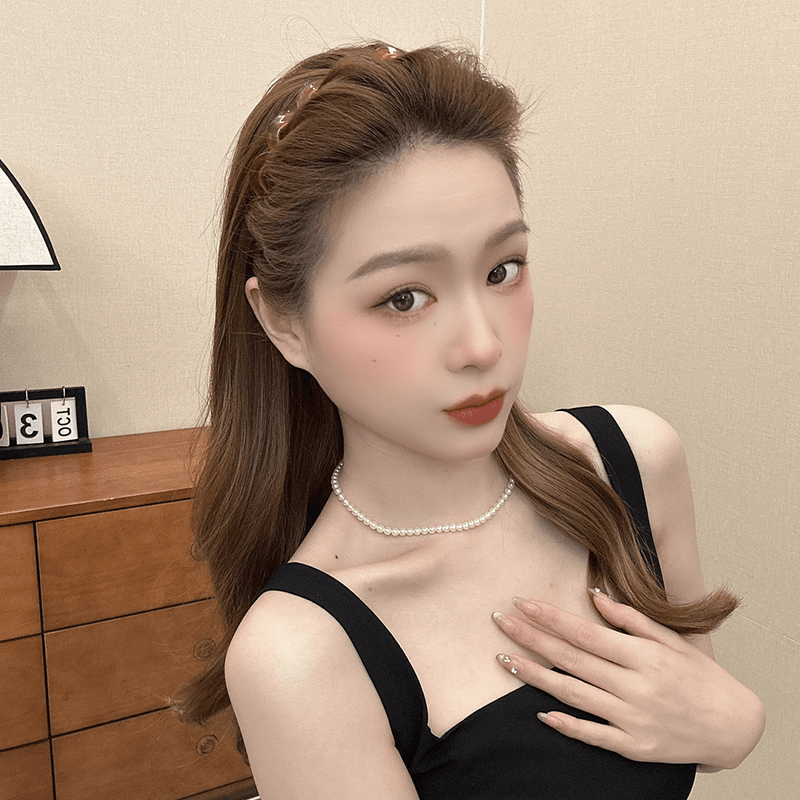 发旅头箍女简约高颅顶波浪发箍