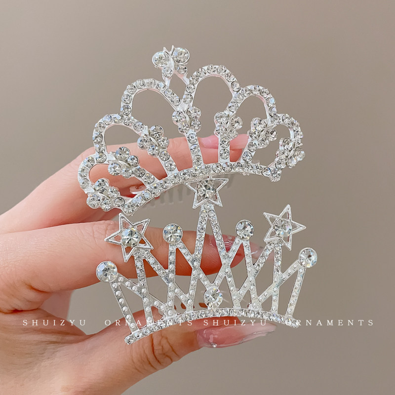 皇冠女儿童发梳女童2024新款插梳