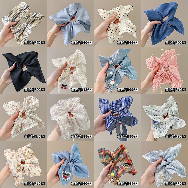 超大方巾大肠发圈女2025新款