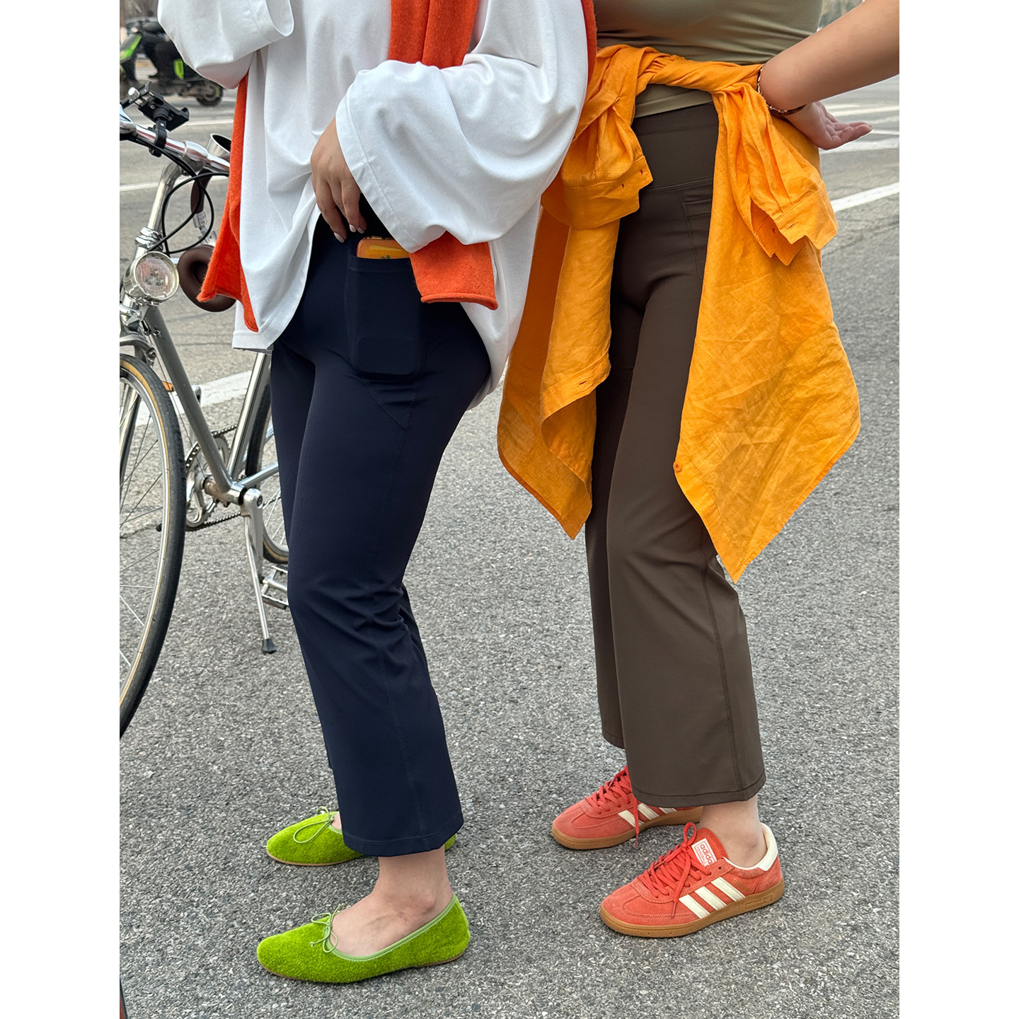 胖mm显瘦莱卡微喇木子理想大码女装春夏弹力舒适200斤高腰九分裤