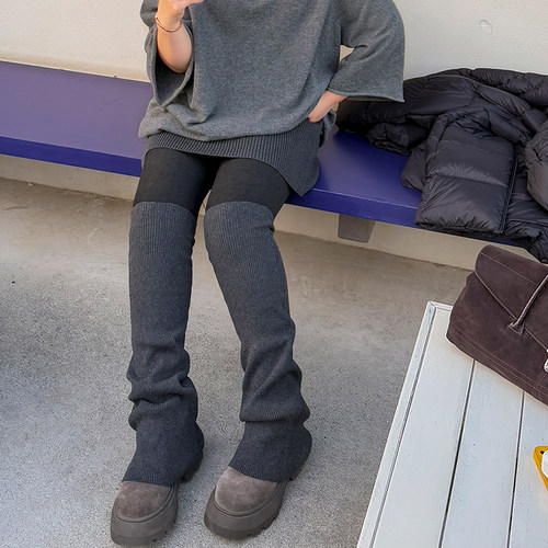 木子理想胖mm大码时髦小腿袜套