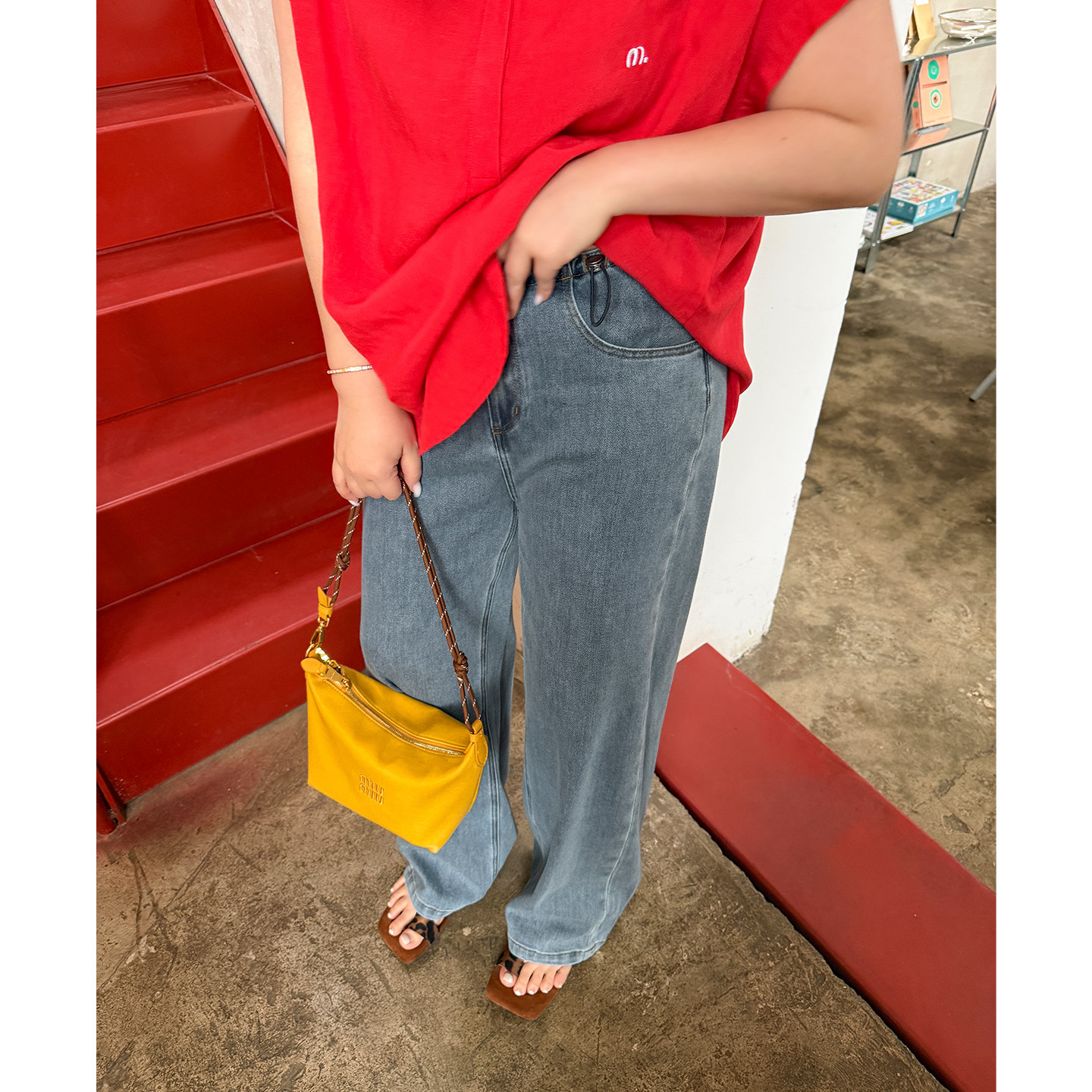 胖mm大码春夏薄软窄版牛仔直筒裤木子理想显瘦休闲女长裤200斤