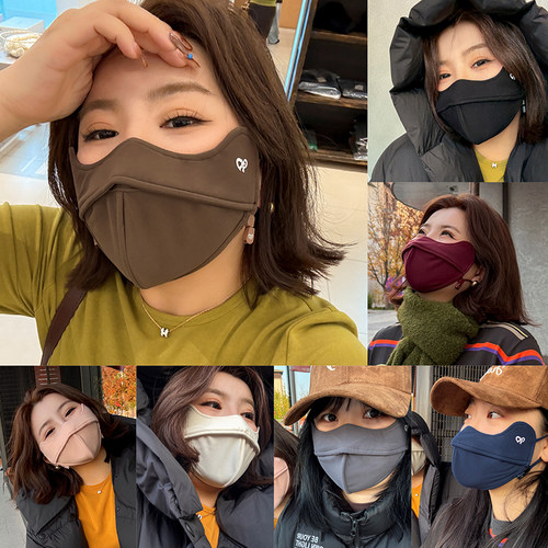 木子理想胖mm5D立体大脸保暖口罩