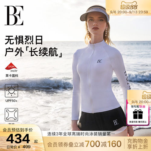 BE范德安冲浪系列防晒分体泳衣