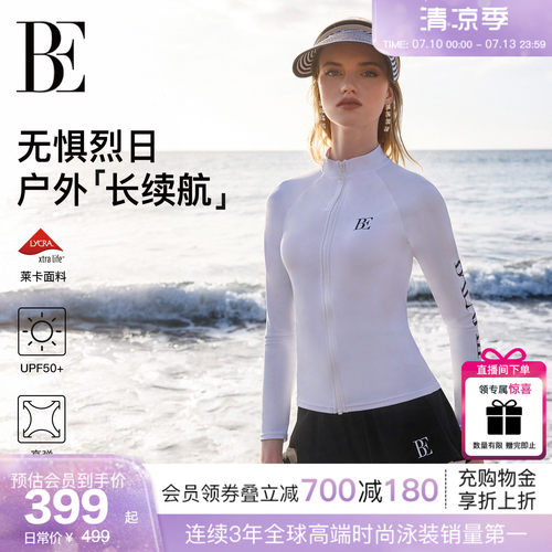 BE范德安冲浪系列防晒分体泳衣