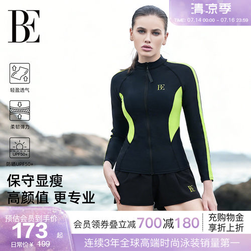 BE范德安女士分体泳衣