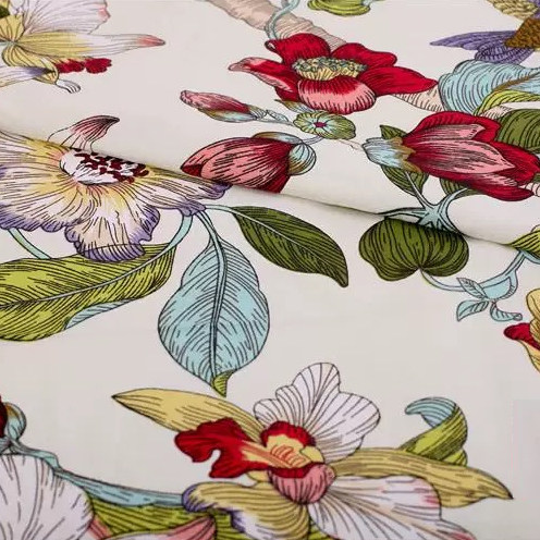 2.4米宽幅复古民族风纯棉沙发盖巾布料粗布床单桌布窗帘全棉面料