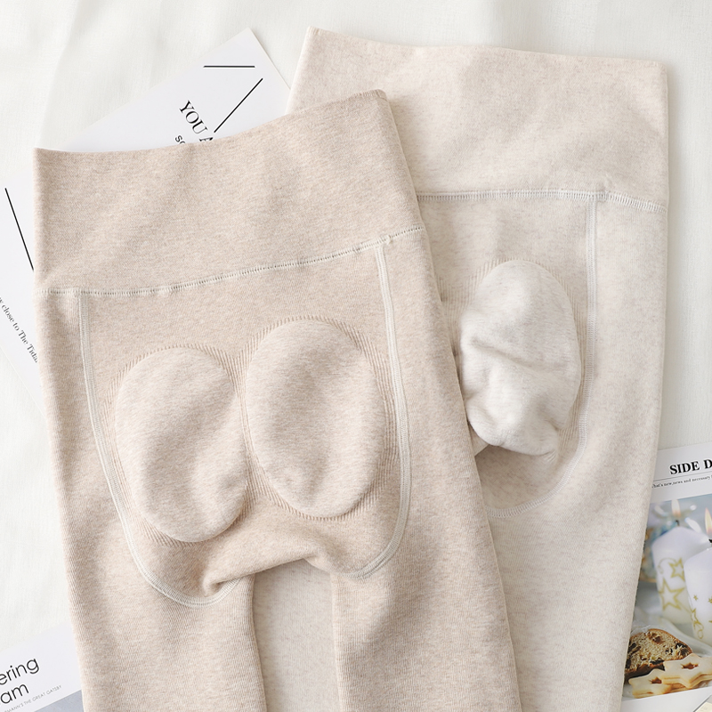 高腰收腹加绒加厚打底裤