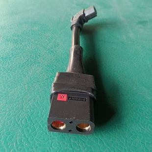qs10p母头转品字插头充电转换线电动车锂电瓶分流线充电口转接头