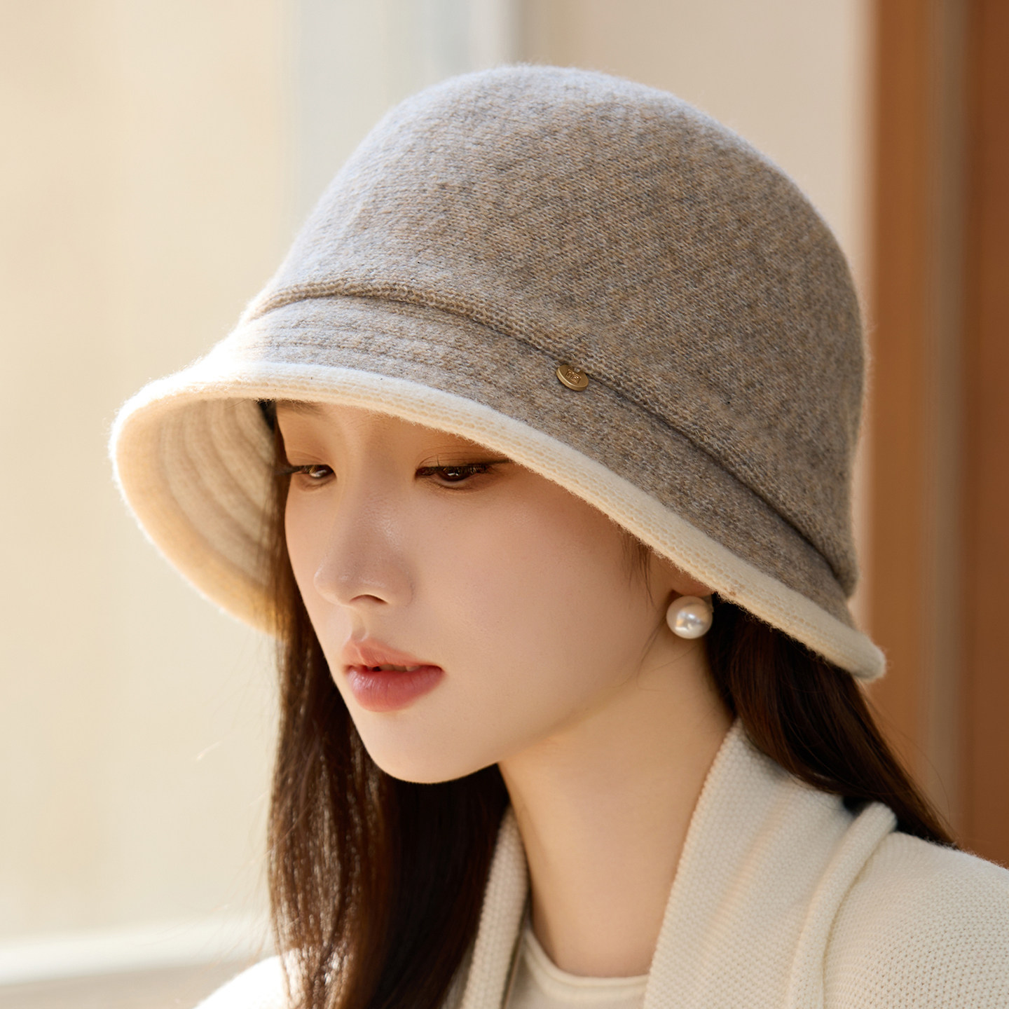 春季简约气质渔夫帽子女秋冬新款保暖盆帽优雅针织毛线帽休0126u,服饰配件/皮带/帽子/围巾,帽子,淘宝优惠券,粉丝福利购,淘宝优惠卷