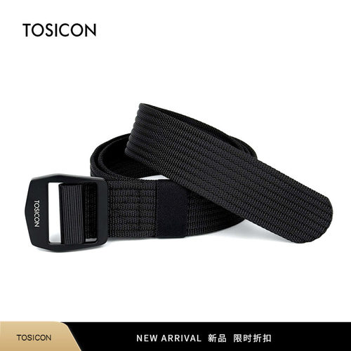 TOSICON男士尼龙帆布编织腰带