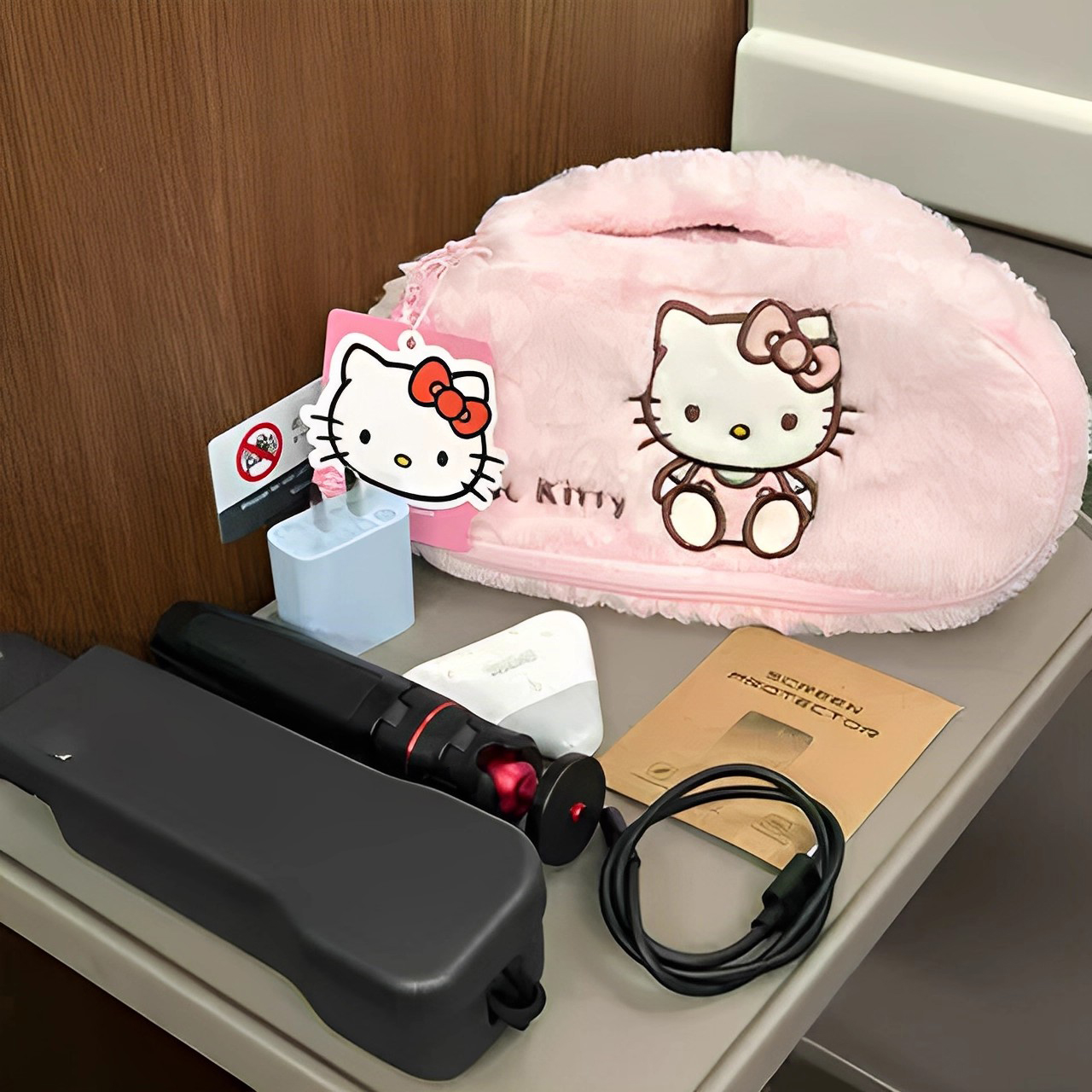 适用于 于大疆pocket3收纳包可爱kt防摔大容量口袋相机包2025新款