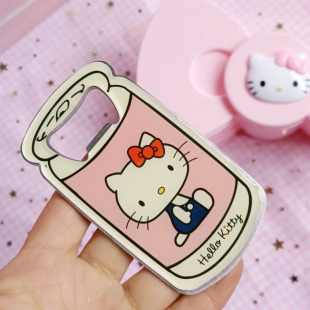 Kitty开瓶器家用凯蒂猫起子嗨喽kt启瓶器卡通可爱开啤酒瓶盖神器