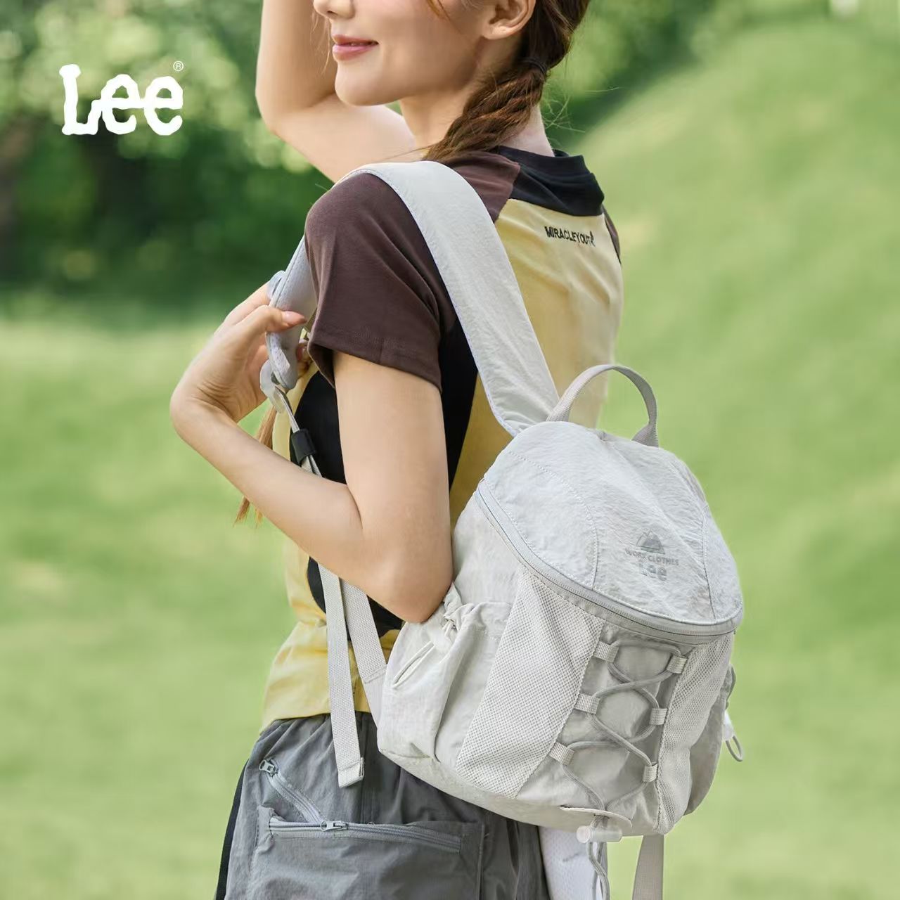 Lee轻量化户外双肩包防水潮流登山徒步通勤运动出行通用小背包图片