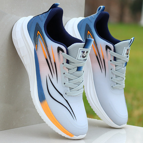 男鞋运动鞋2025秋季新款网鞋网面透气休闲鞋轻便软底潮鞋男跑步鞋