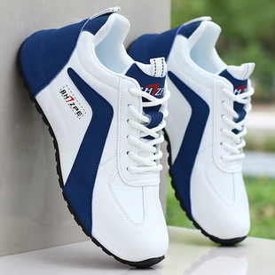 男鞋秋冬款加绒棉鞋皮面防水运动休闲鞋高档轻便软底老爹跑步潮鞋