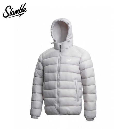 SLAMBLE大排骨轻羽棉服连帽防风运动男士棉衣保暖