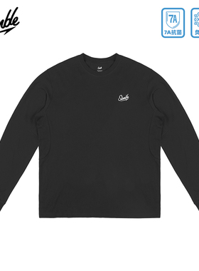 SLAMBLE秋冬新款7A抗菌纯棉运动健身长袖T恤男女打底衫上衣潮美式