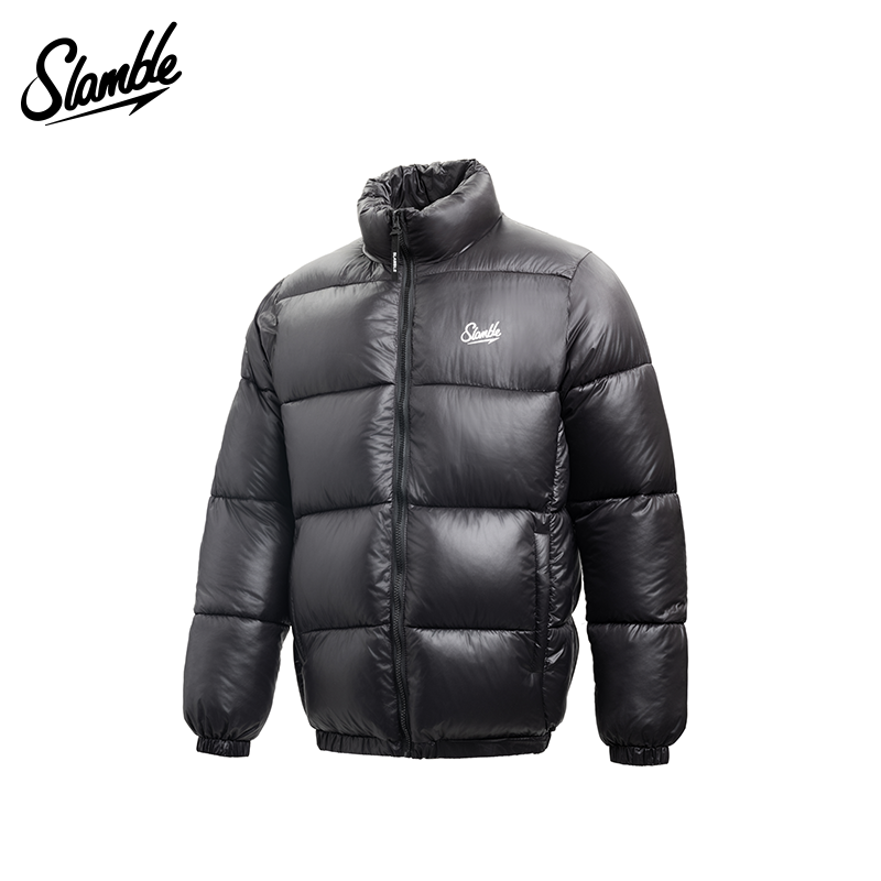 SLAMBLE泡芙棉服立领户外运动棉衣男士防风加厚保暖面包服外套冬