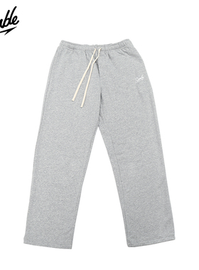 SLAMBLE直筒运动毛圈卫裤男女篮球跑步宽松百搭训练健身休闲裤子