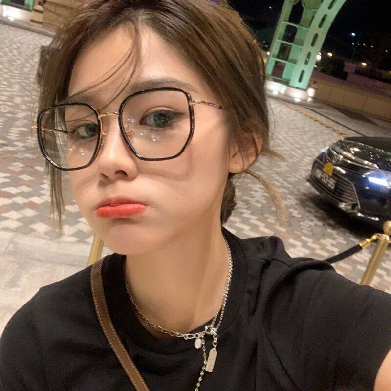 招财绿小红书大框近视眼镜女抗蓝光疲劳护目眼睛框多边形素颜显瘦,ZIPPO/瑞士军刀/眼镜,防蓝光镜,淘宝优惠券,粉丝福利购,淘宝优惠卷