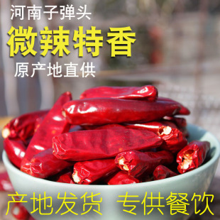 河南子弹头红干辣椒 特香微辣 熬火锅海底劳老干妈Z用 产地直供