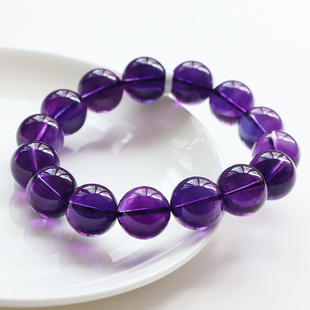 手链招财转运高级叠戴巴西多圈男女礼物 收藏级天然紫水晶手串