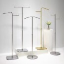 服装 衣帽架正侧挂橱窗道具陈列架不锈钢展示挂衣架 店展示架落地式