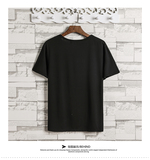 牛奶丝夏季短袖t恤纯色简约男士体恤1901款-P7元，男装T恤，星座1202-3（原1218-3）