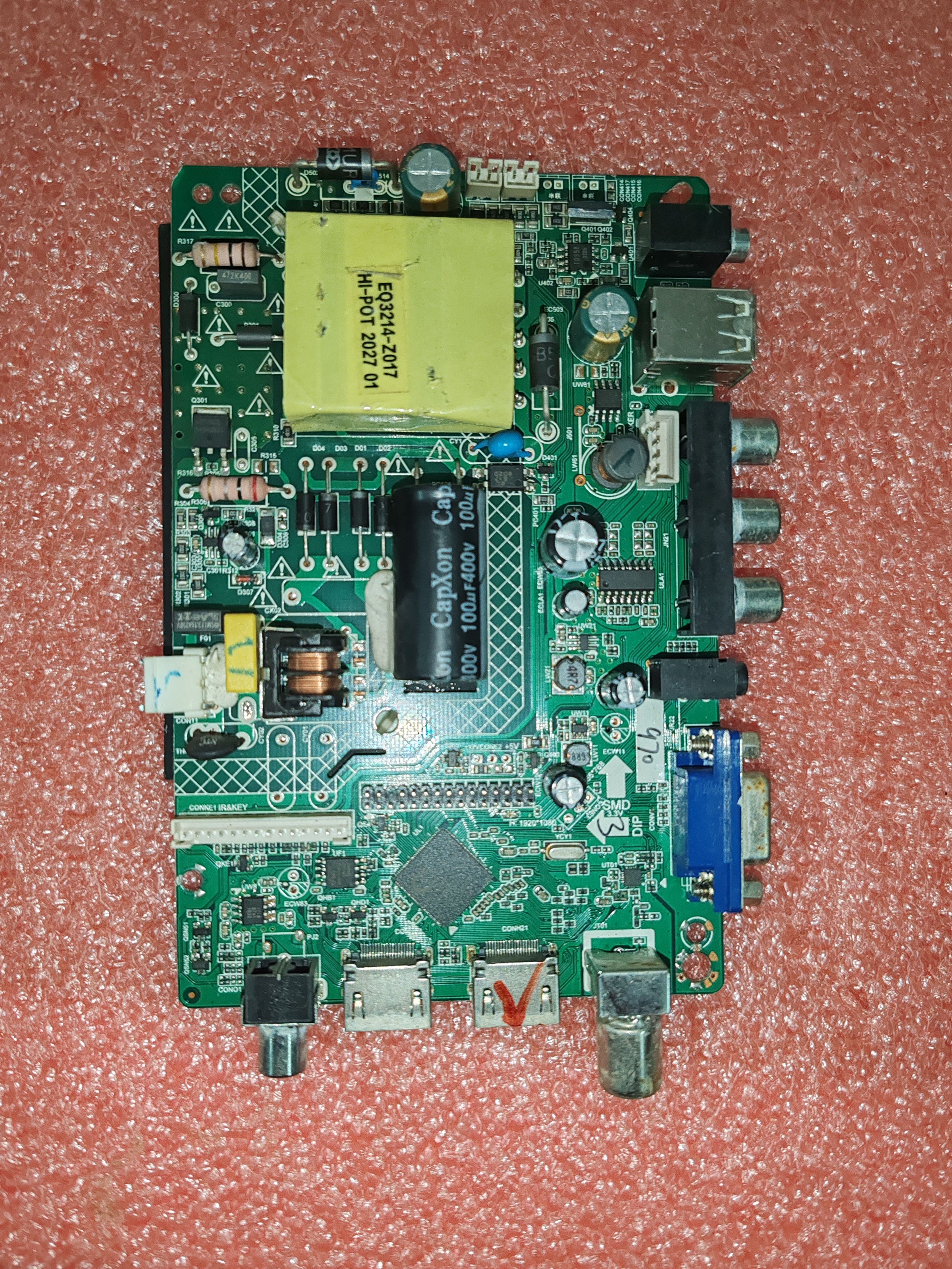 ZP.A53RL.818 三合一双高清多AV接口通用 TP.SK108.PB818电视主板