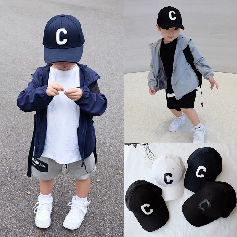 春秋儿童遮阳帽宝宝小孩韩版男童男孩嘻哈帽子鸭舌帽夏季棒球帽潮