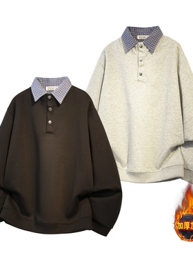 J205高质量加绒加厚卫衣黑色灰色P47M到3XL