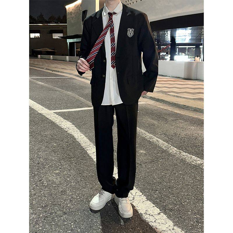 木村叔dk日系原创制服绀色斜纹休闲西服男士春秋季青少年西装外套,男装,休闲西服,淘宝优惠券,粉丝福利购,淘宝优惠卷