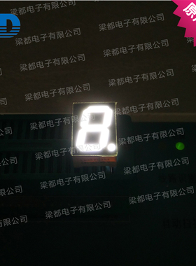 厂家直销0.52英寸5121BS共阳高亮白色1位 LED数码管显示器件10脚
