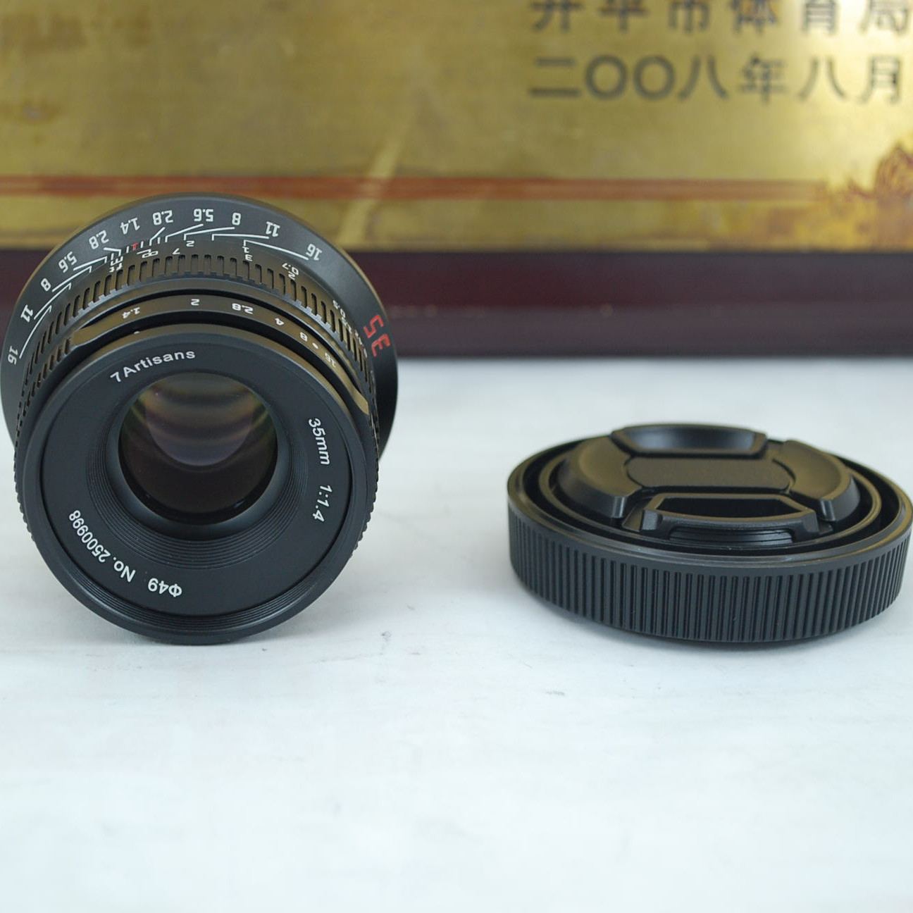 99新 佳能RF口 七工匠 35mm F1.4 手动微单镜头 恒圈广角定焦人像