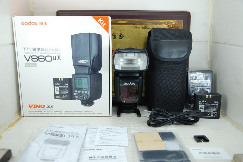 99新神牛 V860 II s闪光灯索尼微单适用机顶 TTL高速同步锂电