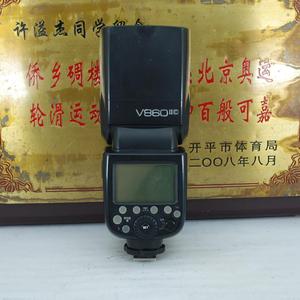 佳能口 神牛 V860 II C 闪光灯 专业外置机顶补光灯 适用佳能单反