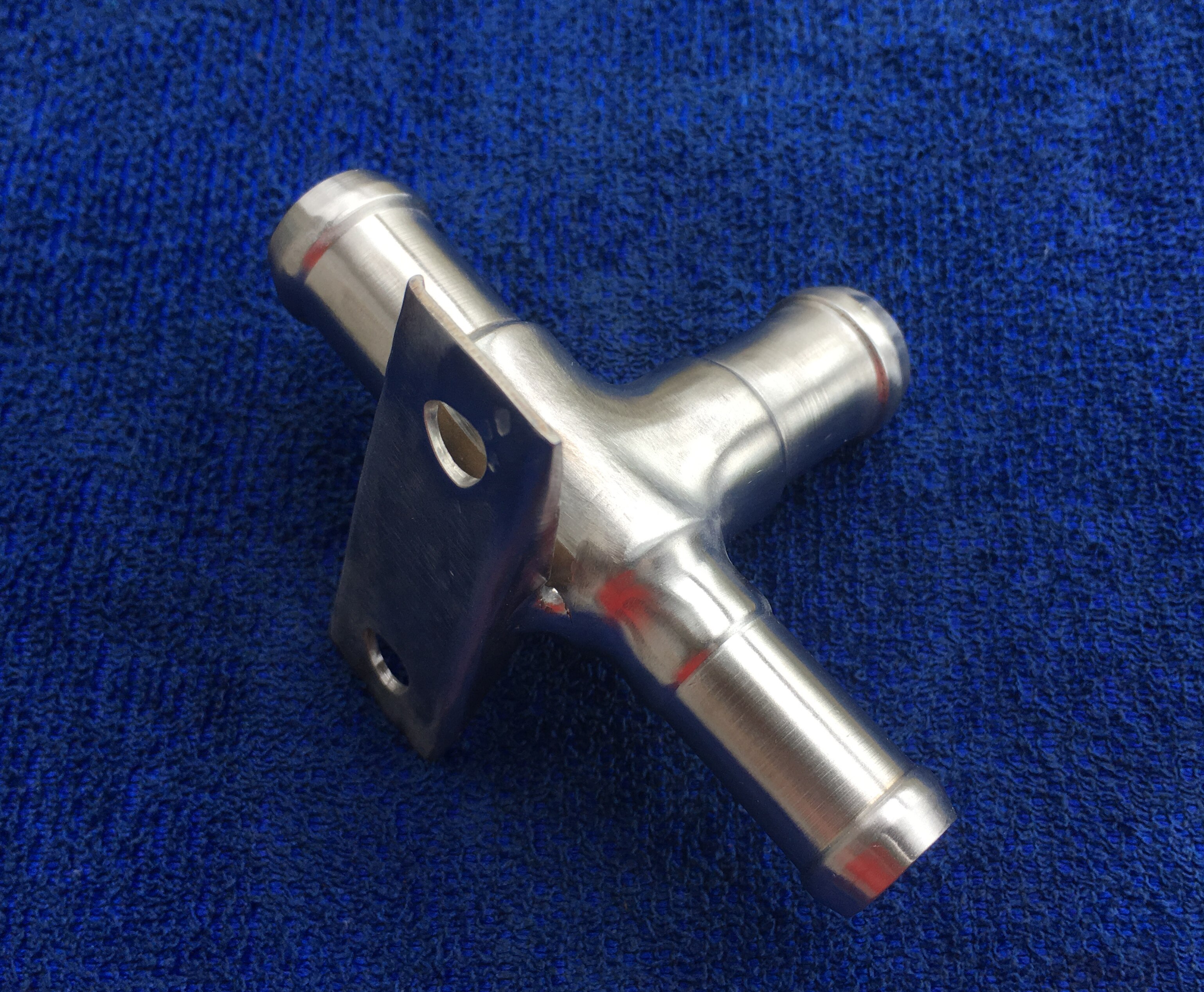 东风风行菱智1.5 1.6 v3 m3 m5 前暖风水管三通 接头 304不锈钢