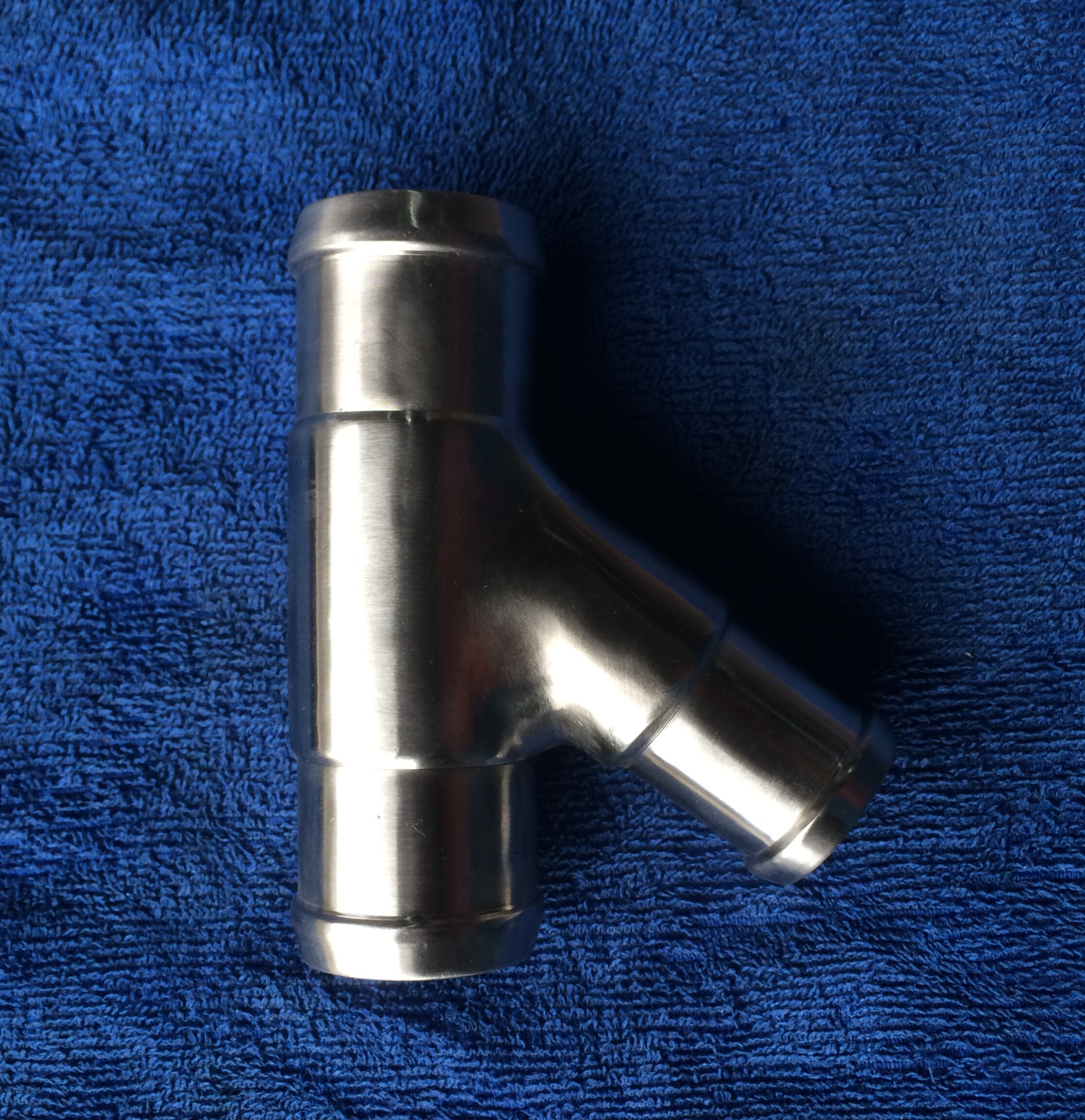 8t 速腾 polo 斯柯达明锐 304不锈钢斜口三通 水管三通