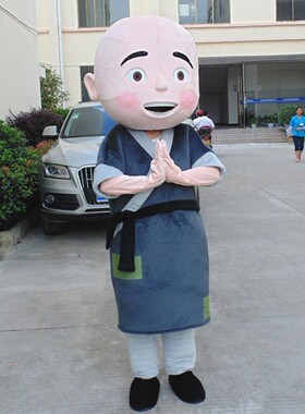 动漫电影大圣归来小和尚卡通人偶装扮巡演出道具布偶衣服装定做