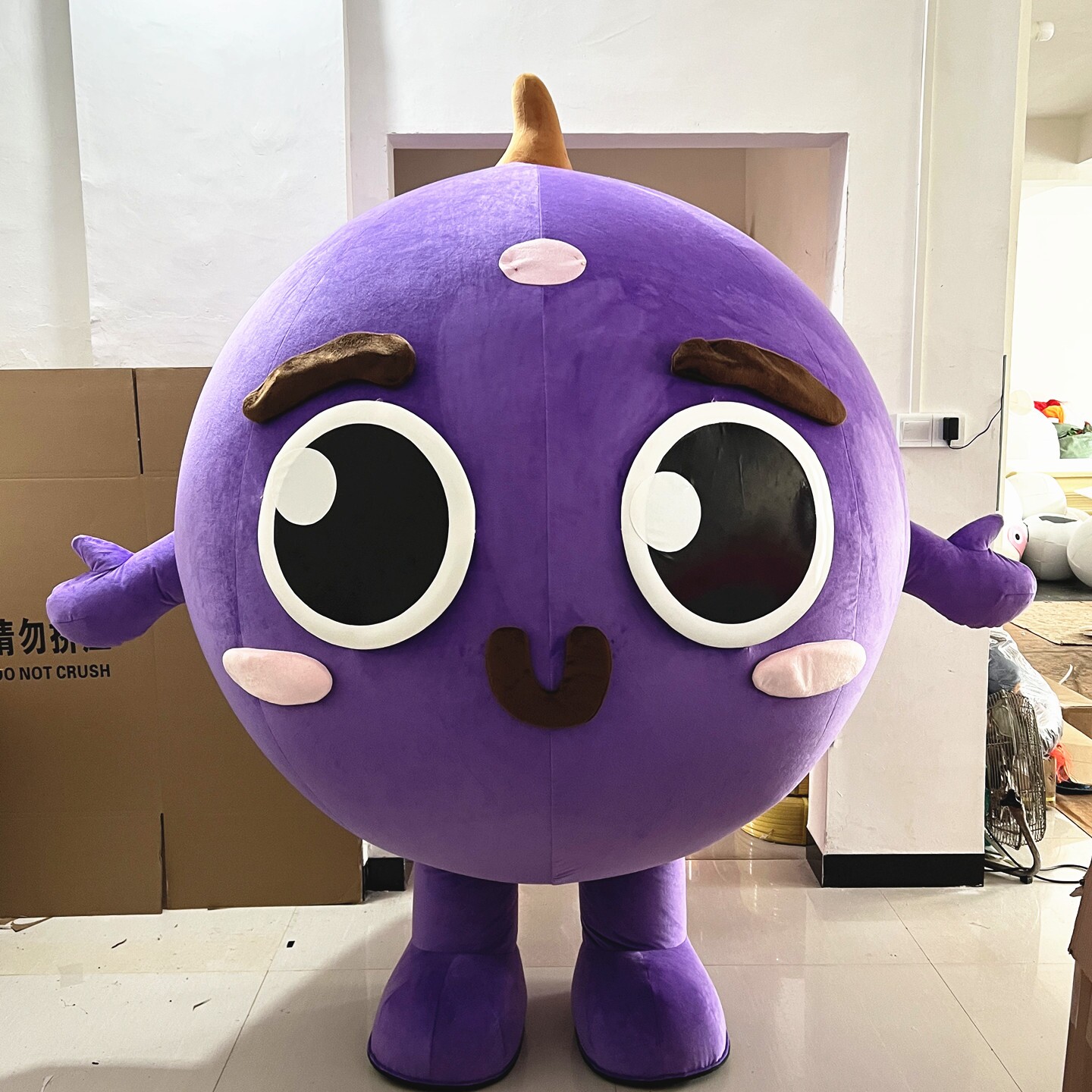 定制充气模水果蓝莓玩偶穿戴装扮表演卡通人偶动漫道具布偶衣服装图片