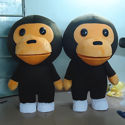 定做动漫动物园表演黑猩猩卡通人偶穿戴布偶巡演出玩偶装扮衣服装