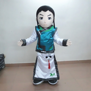 定制动漫动画武状元苏乞儿贝勒卡通人偶人穿装扮巡演出布偶衣服装