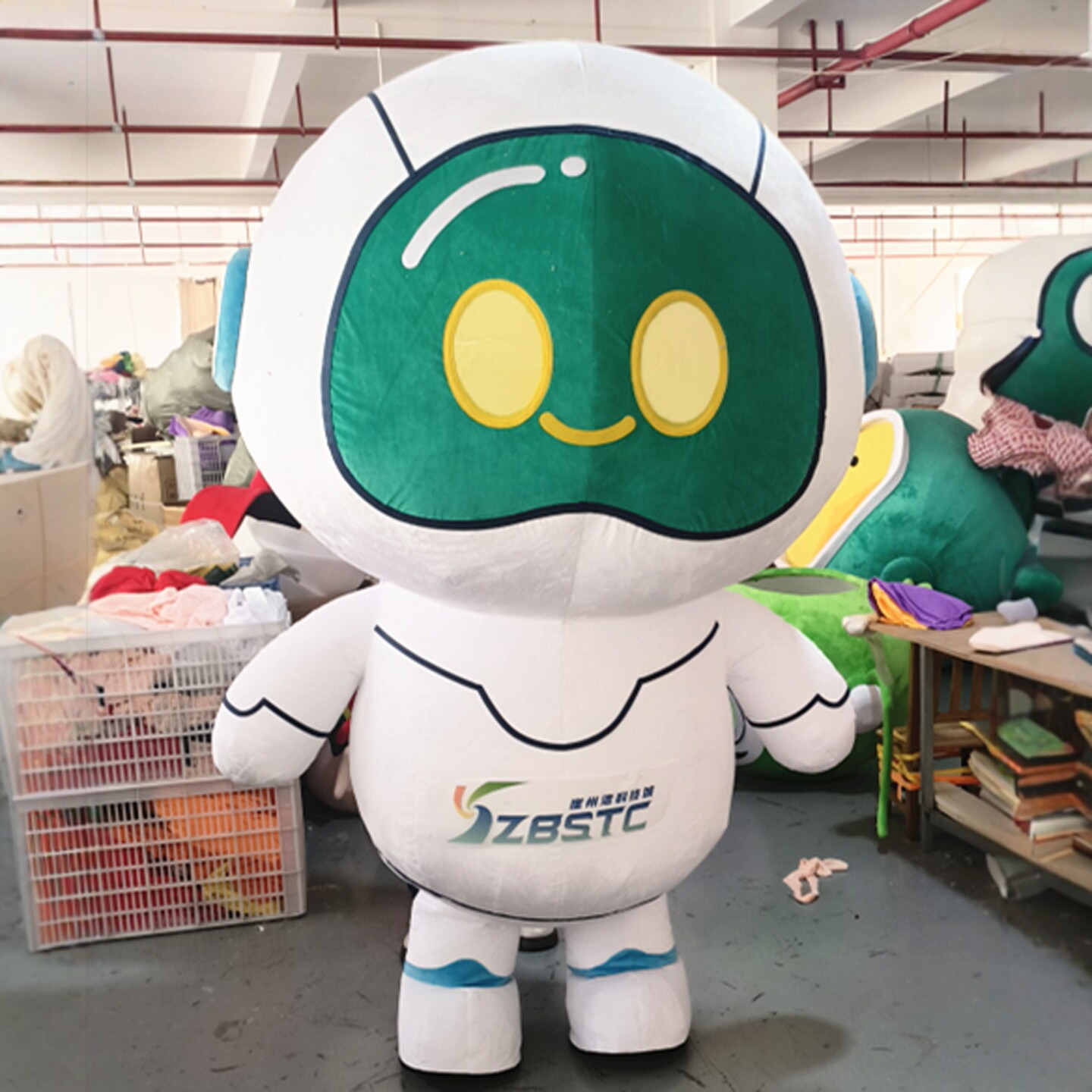 定制充气模科技宇航机器人装扮穿戴表演出卡通人偶道具布偶衣服装图片