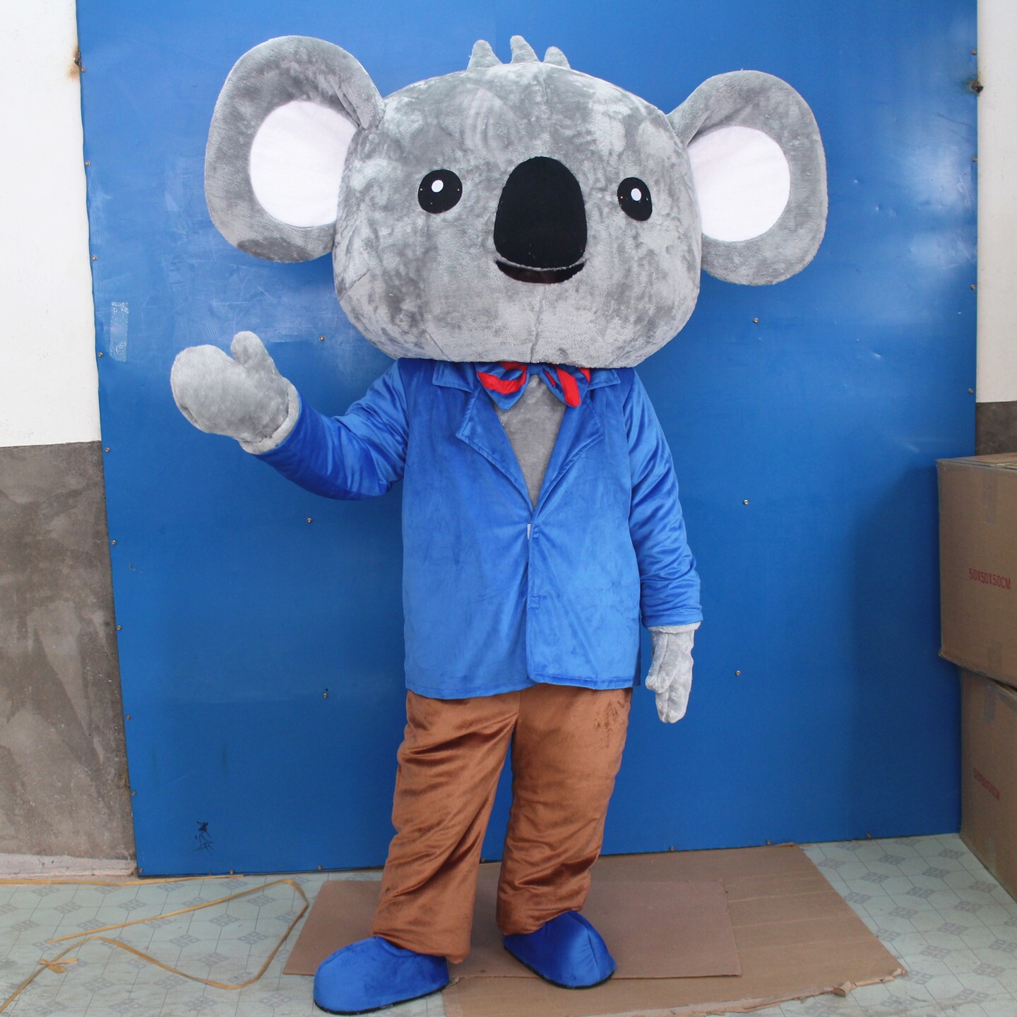 定做动漫动画考拉先生卡通人偶人穿戴布偶巡演出装扮道具衣服装
