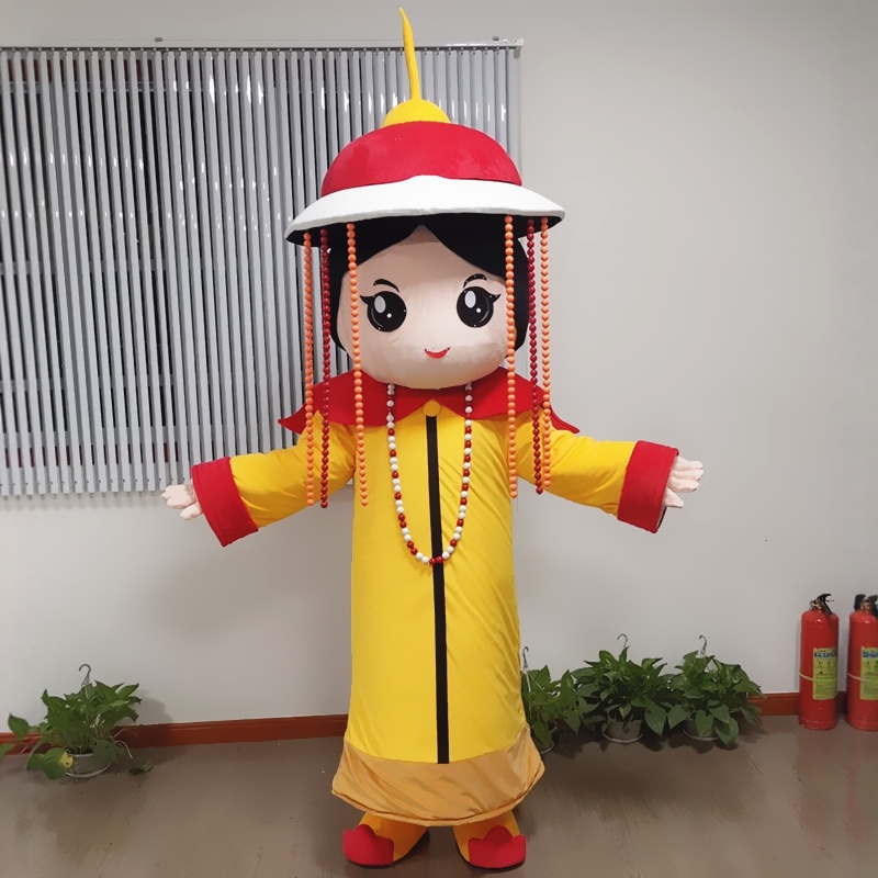 定制动漫COS清朝皇后嫔妃贵妃卡通人偶人穿装扮巡演出布偶衣服装