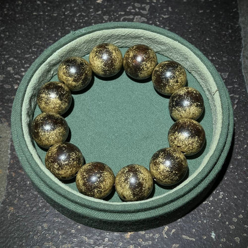 精品旧藏老沉香木佛珠手串手链油脂老料圆润男女百搭念珠转运手持