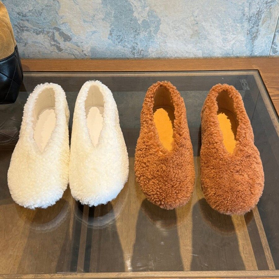 2026新款秋冬季新款棉鞋平底浅口单鞋女加绒保暖毛毛鞋外穿豆豆鞋,女鞋,棉鞋,淘宝优惠券,粉丝福利购,淘宝优惠卷