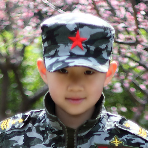 儿童男童迷彩帽学生帽子